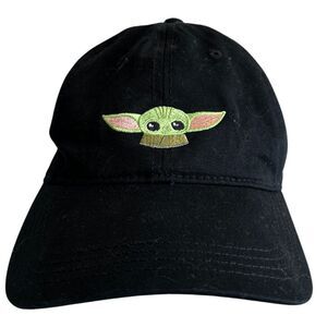 Disney Parks Star Wars Baby Yoda Mandalorian Embroidered Baseball Hat Cap Adult